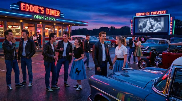 Jóvenes en el aparcamiento