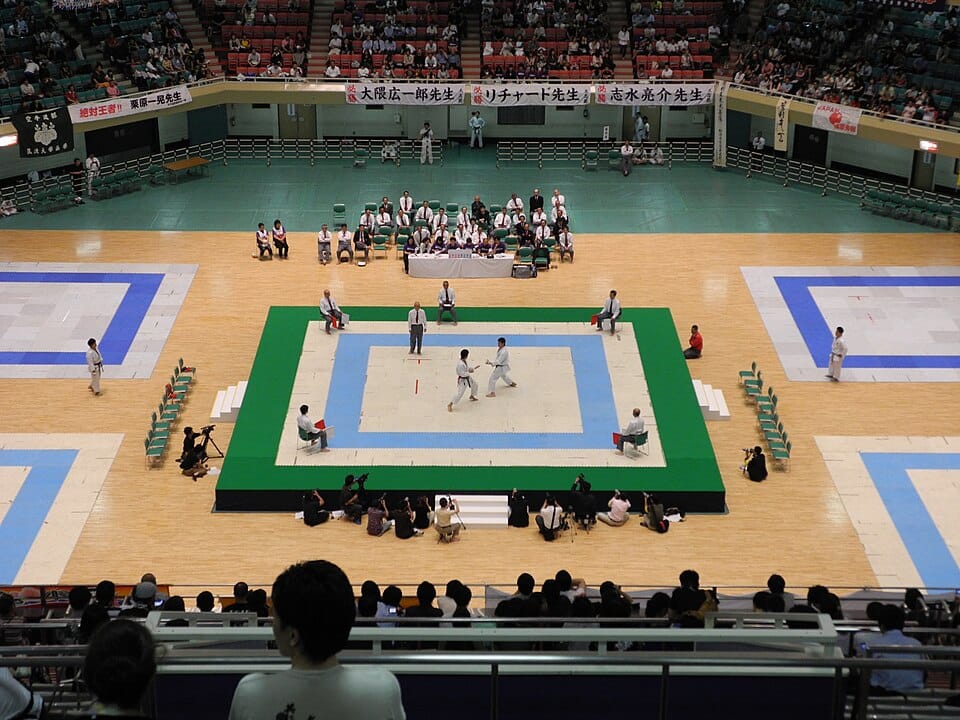 Campeonato de Kárate en el Nippon Budokan