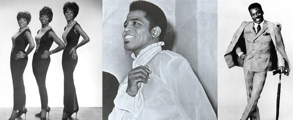Martha & The Vandellas, Brown y Pickett collage