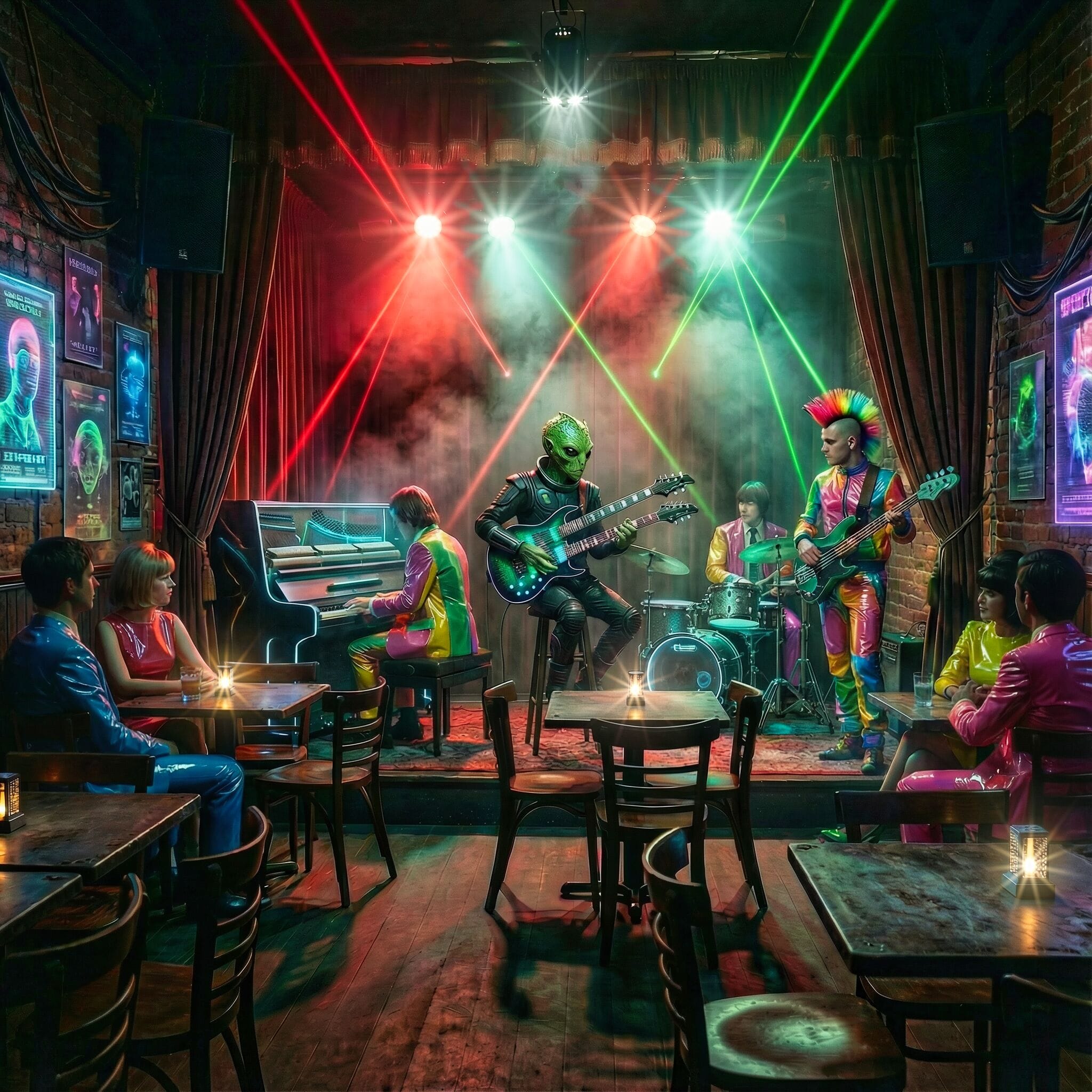 Mismo escenario, mismo club, músicos del futuro